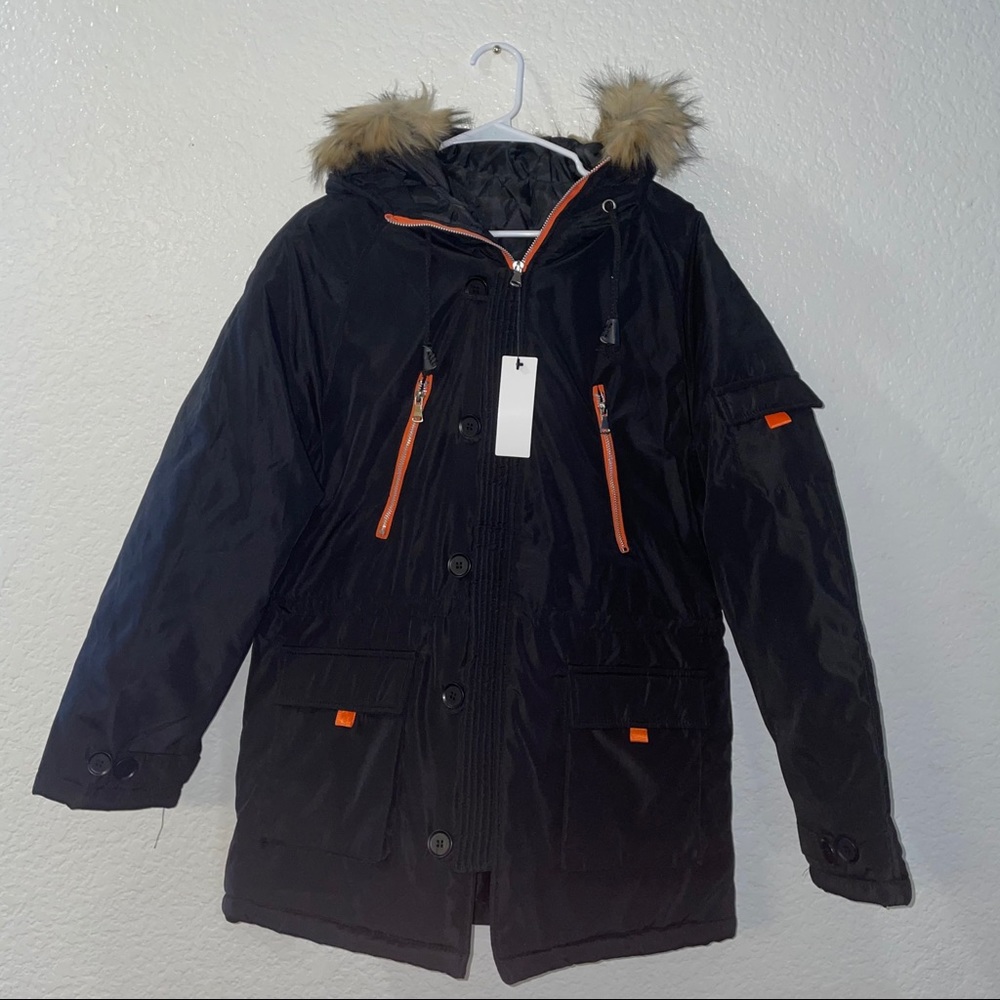 Longline puffer jacket!
